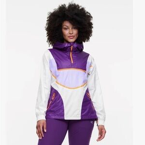 Kari Traa Purple and White Anorak Ski Jacket